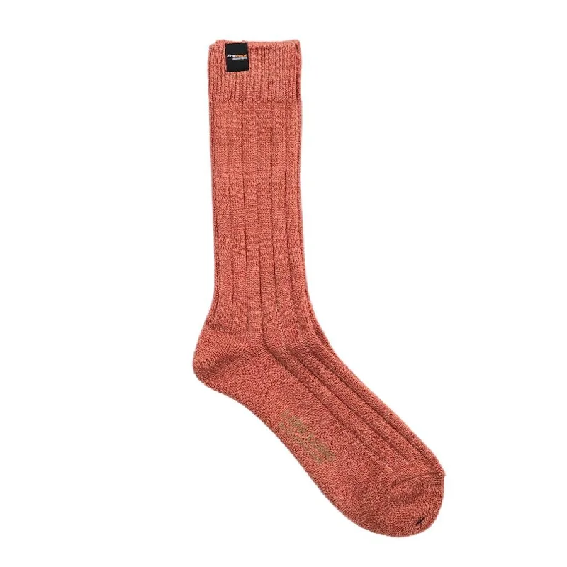 Ripped women jeans for a rebellious and fashion - forward style  Chup Socks TS-1 "Life Long" (Red Mix)