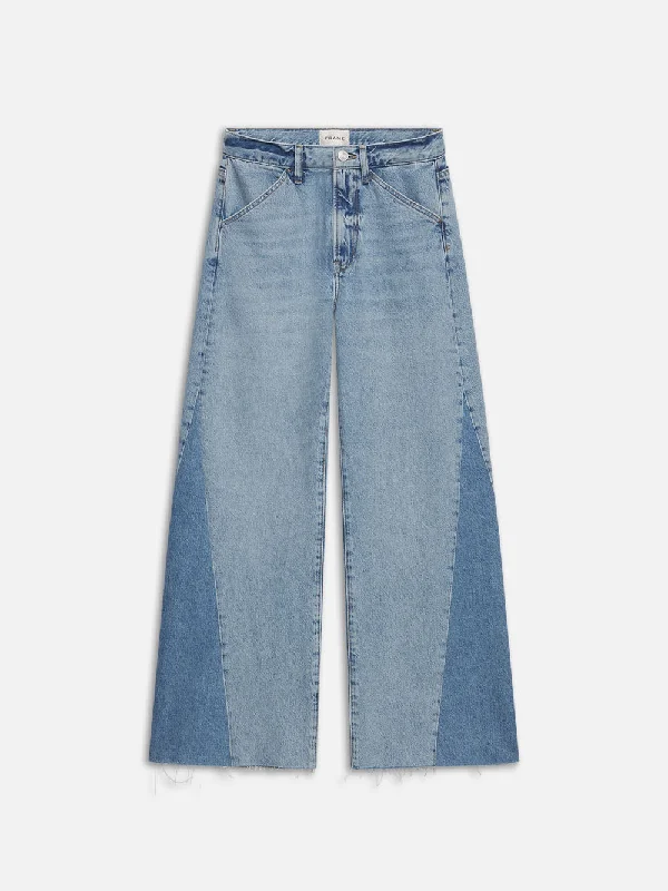Embellished women jeans with studs or rhinestones for a glamorous touch  Le Baggy Palazzo Outseam Insert -- Fairytale