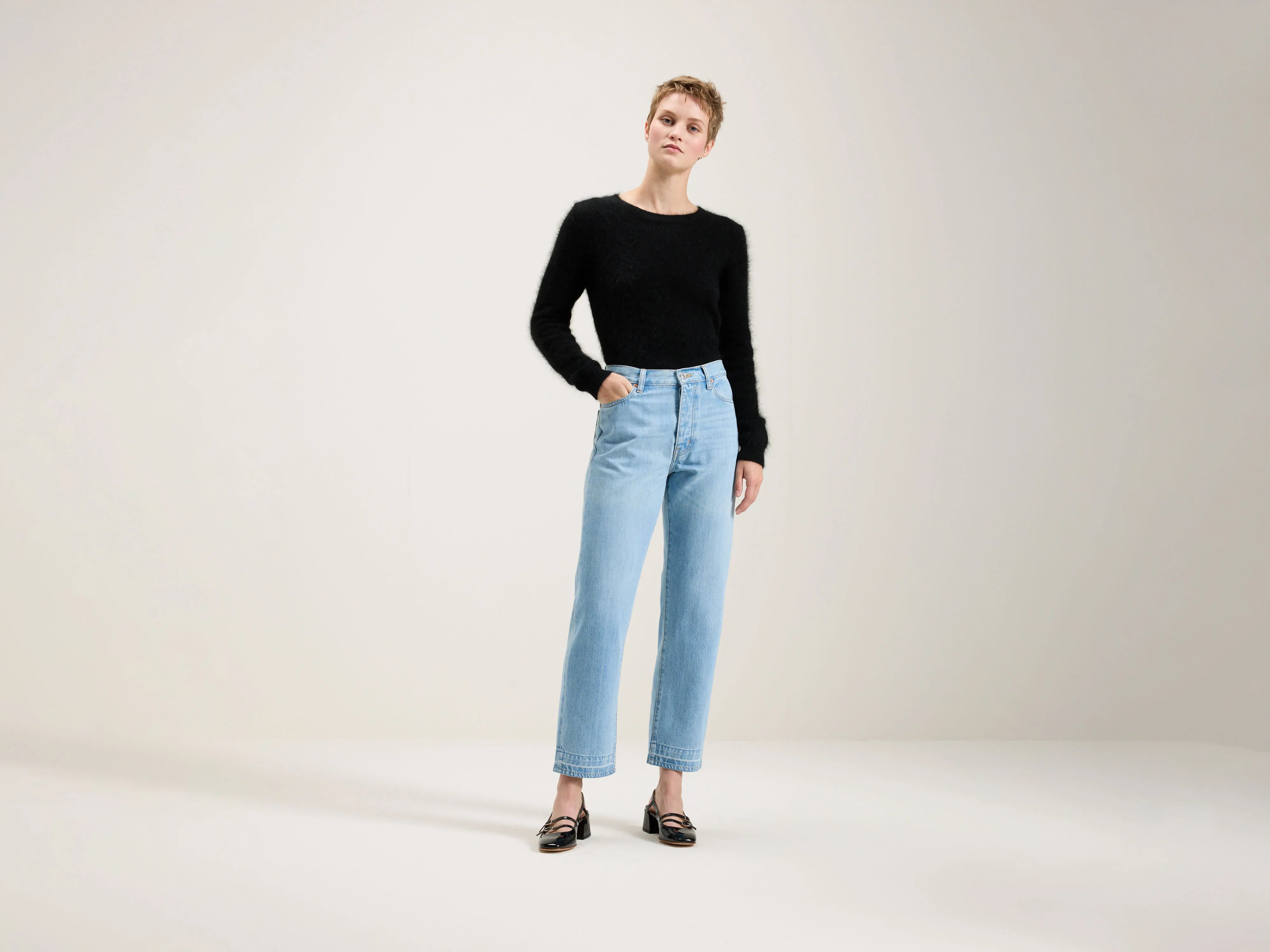 Jeggings women jeans combining the comfort of leggings and style of jeans  Popeye regular jeans (242 / W / USED LT BLUE)
