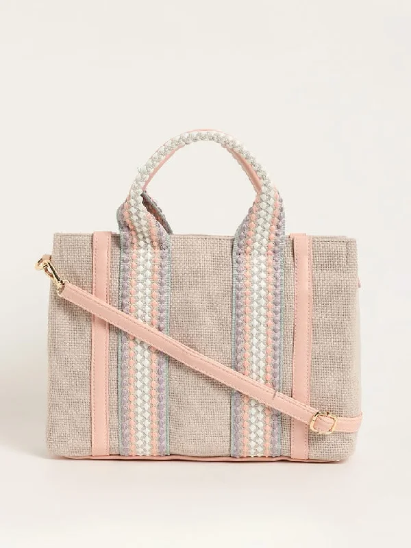 Women's long - sleeve jumpsuit pants Straight - leg women jeans with a classic and timeless appeal LOV Pink Jute Tote Bag Women's long - sleeve jumpsuit pants Straight - leg women jeans with a classic and timeless appeal LOV Pink Jute Tote Bag
