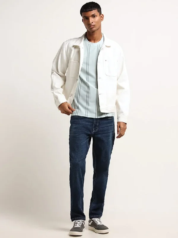 Women's long - sleeve jumpsuit pants Straight - leg women jeans with a classic and timeless appeal Nuon Blue Mid Rise Slim Fit Jeans Women's long - sleeve jumpsuit pants Straight - leg women jeans with a classic and timeless appeal Nuon Blue Mid Rise Slim Fit Jeans