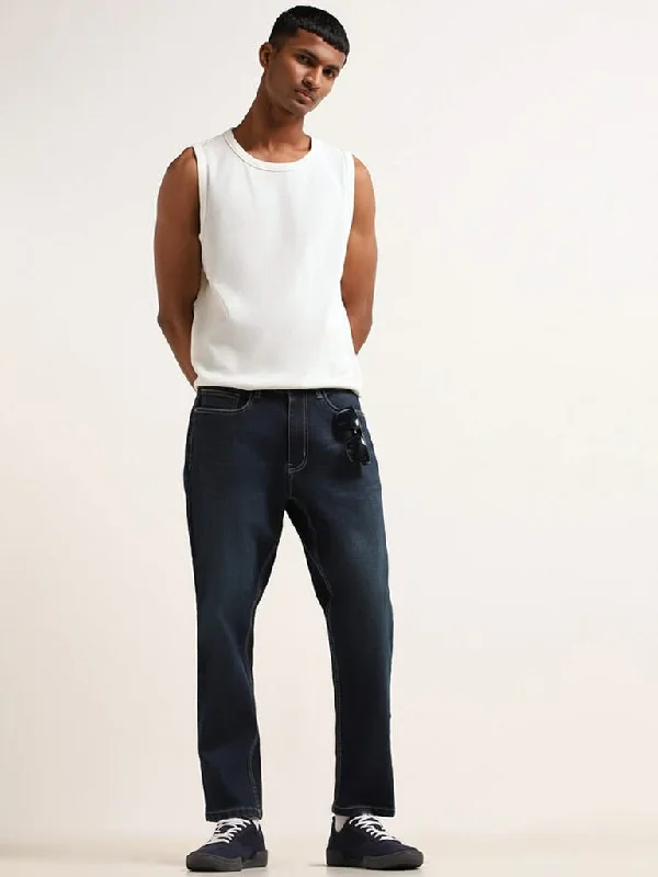 Women's spandex stretch pants Cargo women jeans with multiple pockets for added functionality Nuon Blue Slim Fit Mid Rise Jeans Women's spandex stretch pants Cargo women jeans with multiple pockets for added functionality Nuon Blue Slim Fit Mid Rise Jeans