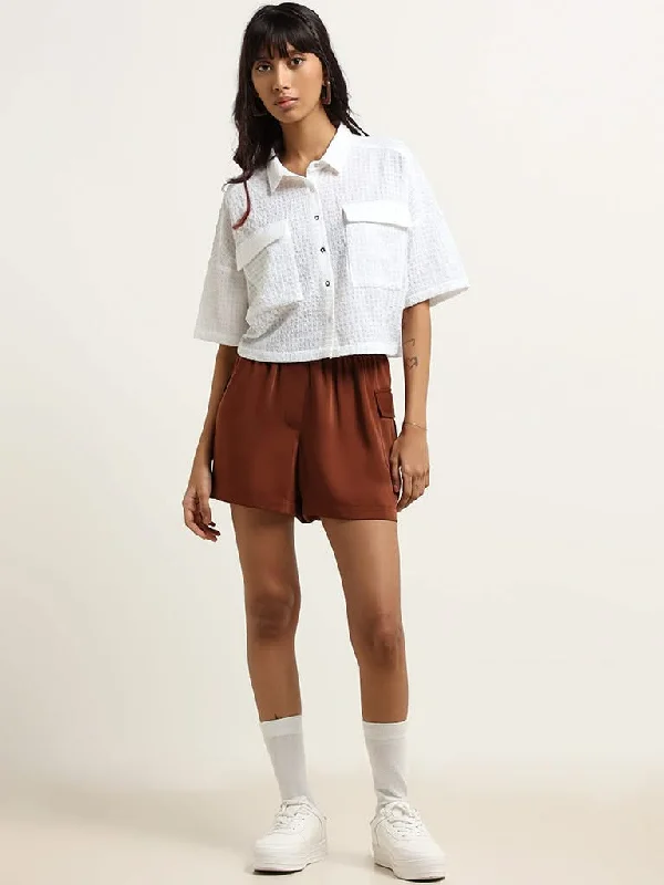 Women's fall - appropriate corduroy pants Distressed women jeans for a trendy and edgy look Nuon Brown Paperbag Shorts Women's fall - appropriate corduroy pants Distressed women jeans for a trendy and edgy look Nuon Brown Paperbag Shorts