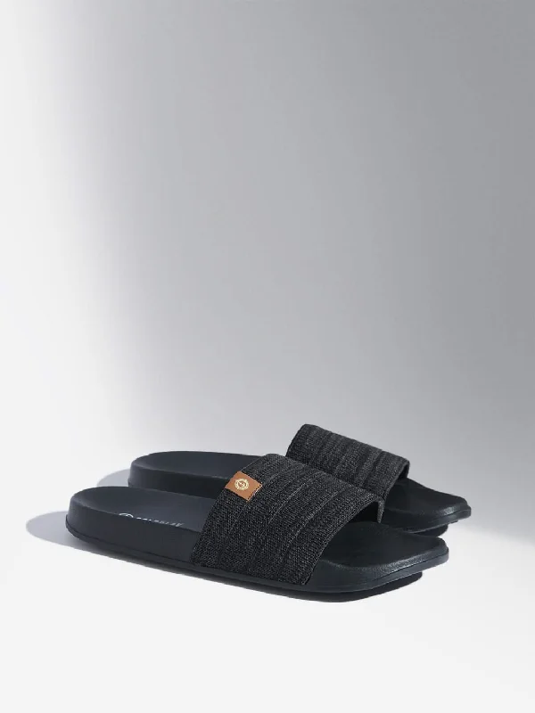 Women's lace - trimmed evening pants Light - wash women jeans for a fresh and summery appearance SOLEPLAY Black Knit-Textured Flip-Flop Women's lace - trimmed evening pants Light - wash women jeans for a fresh and summery appearance SOLEPLAY Black Knit-Textured Flip-Flop