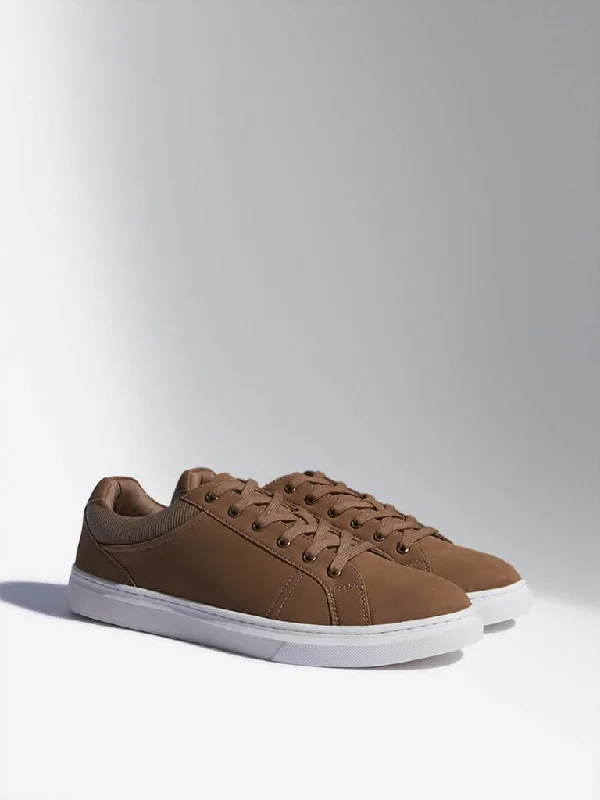 Women's tall - length straight pants Skinny women jeans with a form - fitting design SOLEPLAY Brown Lace-Up Sneakers Women's tall - length straight pants Skinny women jeans with a form - fitting design SOLEPLAY Brown Lace-Up Sneakers