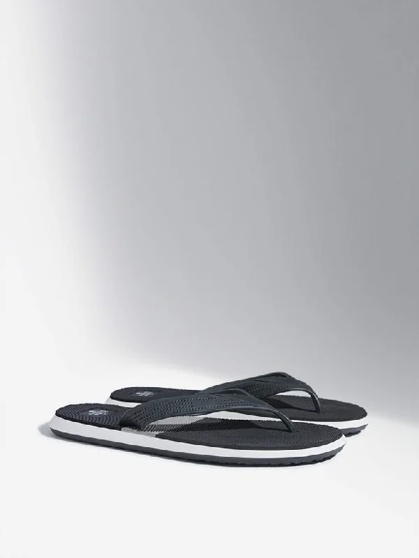 Women's pants for running Wide - leg women jeans for a modern and relaxed vibe SOLEPLAY Grey Colour-Blocked Flip-Flop Women's pants for running Wide - leg women jeans for a modern and relaxed vibe SOLEPLAY Grey Colour-Blocked Flip-Flop