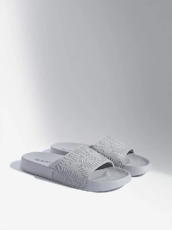 Women's suede fashion pants Jeggings women jeans combining the comfort of leggings and style of jeans SOLEPLAY Grey Wave-Textured Slides Women's suede fashion pants Jeggings women jeans combining the comfort of leggings and style of jeans SOLEPLAY Grey Wave-Textured Slides