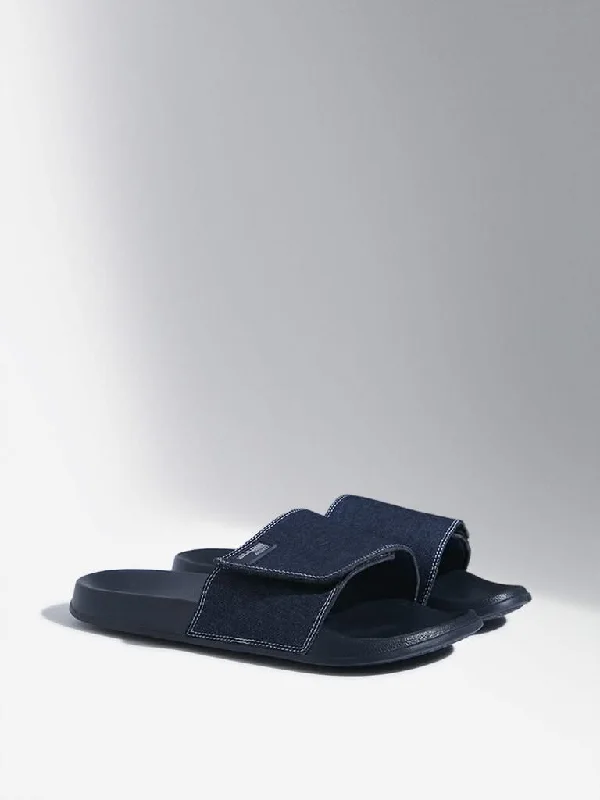 Women's embroidered ethnic pants Ripped women jeans for a rebellious and fashion - forward style SOLEPLAY Navy Pool Slides Women's embroidered ethnic pants Ripped women jeans for a rebellious and fashion - forward style SOLEPLAY Navy Pool Slides