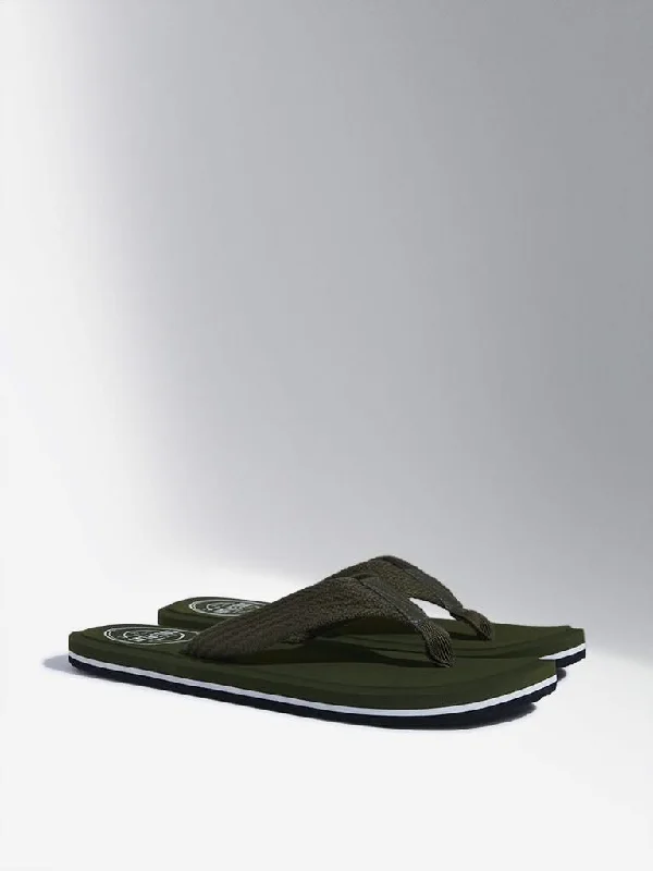Women's sequined party pants Mom jeans for a nostalgic and casual look SOLEPLAY Olive Braided Flip-Flops