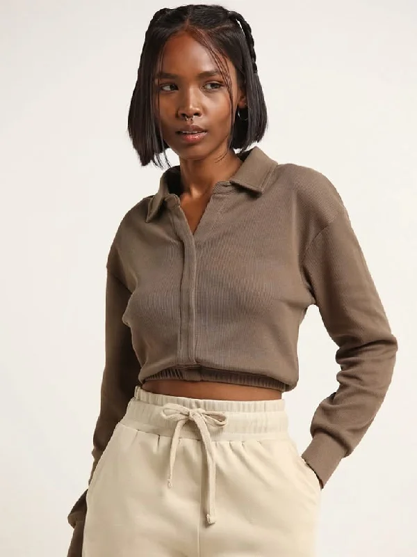 Women's printed floral pants High - waisted women jeans for a flattering silhouette Studiofit Green Cotton Blend Ribbed Crop Top Women's printed floral pants High - waisted women jeans for a flattering silhouette Studiofit Green Cotton Blend Ribbed Crop Top