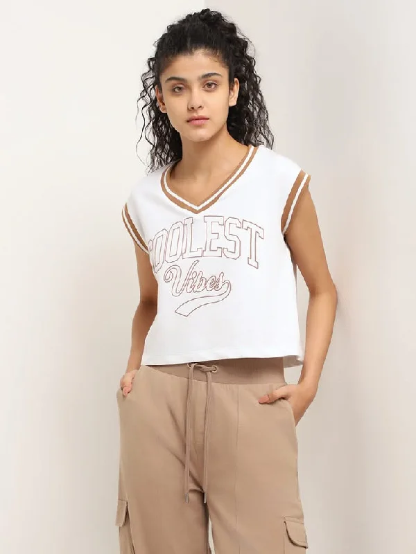 Women's ruffled hem dress pants Cargo women jeans with multiple pockets for added functionality Studiofit White Contrast Print Cotton Crop T-Shirt Women's ruffled hem dress pants Cargo women jeans with multiple pockets for added functionality Studiofit White Contrast Print Cotton Crop T-Shirt