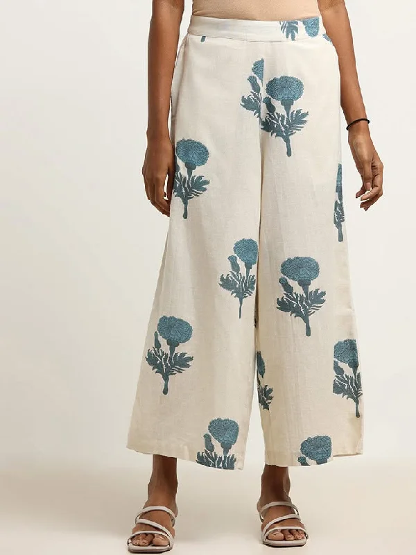 Women's pants with wrinkle - resistant material Cargo women jeans with multiple pockets for added functionality Utsa Indigo Wide-Leg Blended Linen Palazzos Women's pants with wrinkle - resistant material Cargo women jeans with multiple pockets for added functionality Utsa Indigo Wide-Leg Blended Linen Palazzos