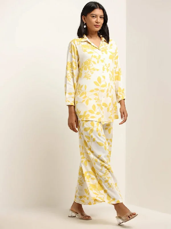 Women's pants for business trips Bootcut women jeans to complement various shoe styles Utsa Yellow Leaf Printed Straight Tunic Women's pants for business trips Bootcut women jeans to complement various shoe styles Utsa Yellow Leaf Printed Straight Tunic