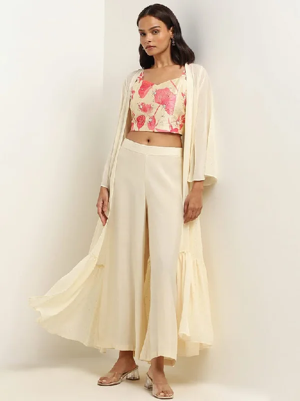 Women's camo outdoor pants Colored women jeans in vibrant hues like red and yellow Vark Cream Floral Top, Palazzos & Jacket Set Women's camo outdoor pants Colored women jeans in vibrant hues like red and yellow Vark Cream Floral Top, Palazzos & Jacket Set