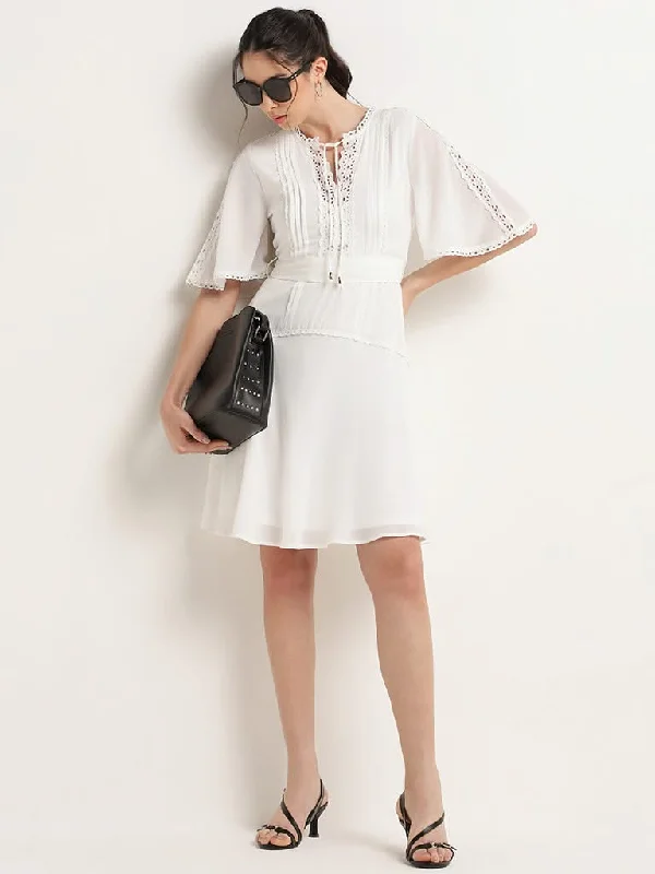 Women's leather moto pants Wide - leg women jeans for a modern and relaxed vibe Wardrobe White Schiffli Short Straight Dress Women's leather moto pants Wide - leg women jeans for a modern and relaxed vibe Wardrobe White Schiffli Short Straight Dress
