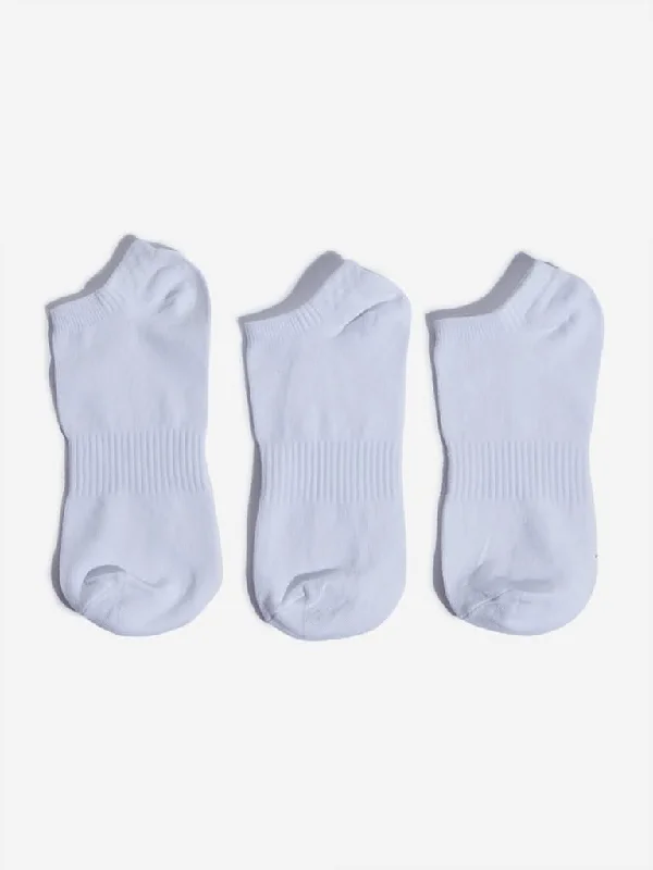 Women's wide - leg dress pants Bootcut women jeans to complement various shoe styles WES Lounge White Solid Cotton Blend Socks - Pack of 3