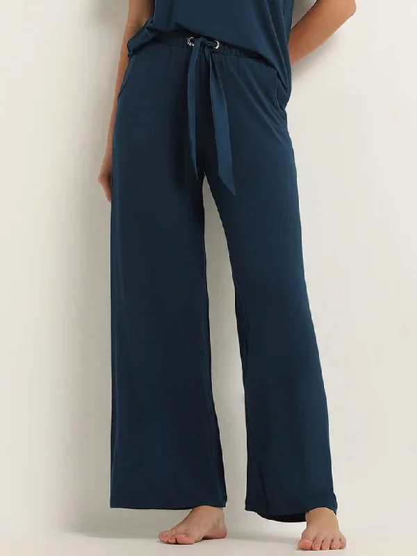 Women's pants for skiing Stretch women jeans for enhanced mobility and comfort Wunderlove Dark Teal Relaxed Fit Supersoft Pyjamas Women's pants for skiing Stretch women jeans for enhanced mobility and comfort Wunderlove Dark Teal Relaxed Fit Supersoft Pyjamas