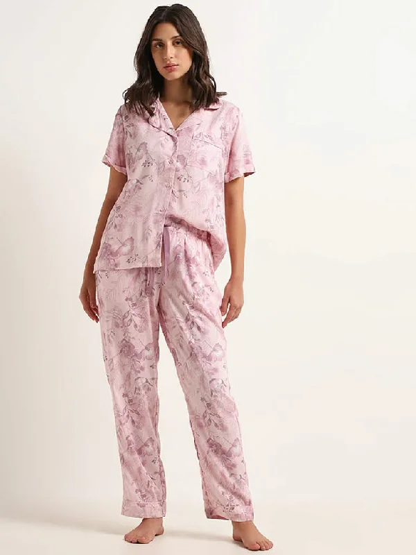 Women's discounted work pants Cargo women jeans with multiple pockets for added functionality Wunderlove Pink Floral Cotton Shirt and Pyjama Set Women's discounted work pants Cargo women jeans with multiple pockets for added functionality Wunderlove Pink Floral Cotton Shirt and Pyjama Set