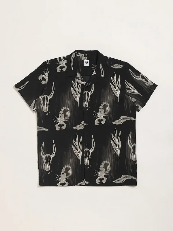 Women's low - rise denim pants Distressed women jeans for a trendy and edgy look Y&F Kids Black Animal Print Shirt Women's low - rise denim pants Distressed women jeans for a trendy and edgy look Y&F Kids Black Animal Print Shirt