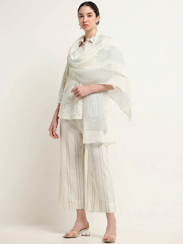 Women's pants for travel Embellished women jeans with studs or rhinestones for a glamorous touch Zuba Off-White Contrast Print Blended Linen Tunic Women's pants for travel Embellished women jeans with studs or rhinestones for a glamorous touch Zuba Off-White Contrast Print Blended Linen Tunic