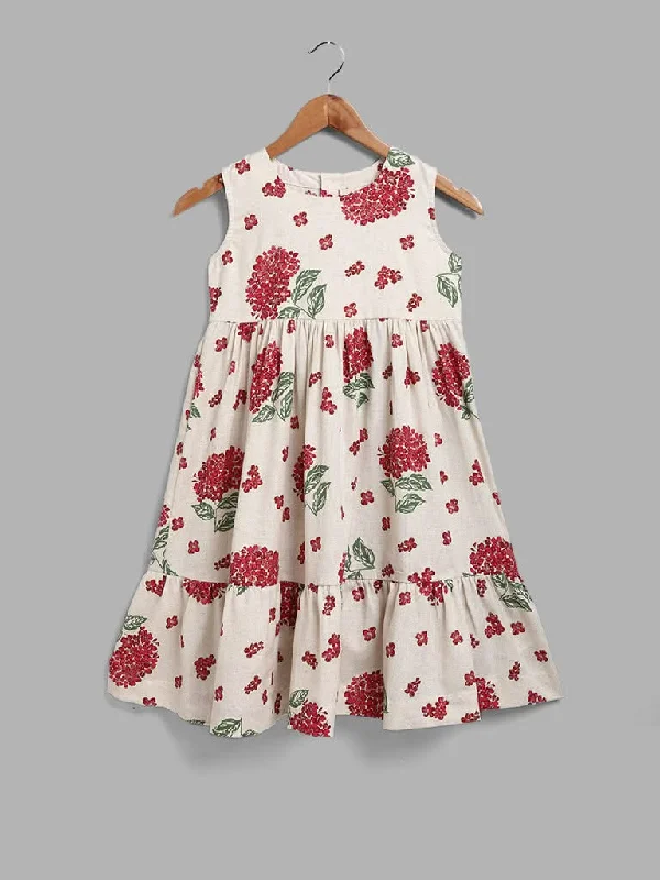 Women's on - sale casual pants Light - wash women jeans for a fresh and summery appearance Utsa Kids Floral Printed A-Line Cream Dress (8 -14yrs)