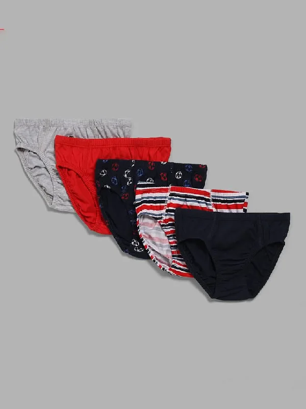 Women's one - piece jumpsuit pants Embroidered women jeans with intricate patterns Y&F Kids Red Printed Briefs - Pack Of 5 Women's one - piece jumpsuit pants Embroidered women jeans with intricate patterns Y&F Kids Red Printed Briefs - Pack Of 5